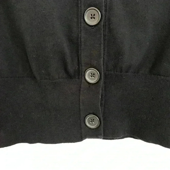 Banana Republic Black Cardigan  Extra Small Petite - Picture 3 of 15